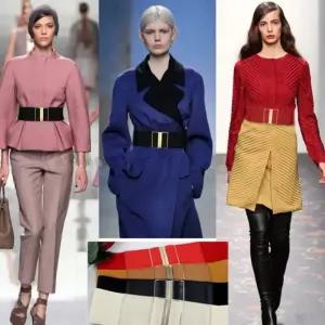 원피스벨트 정장 여성 밴딩 밴드 스판 버클 패딩 허리띠 코트 허리끈