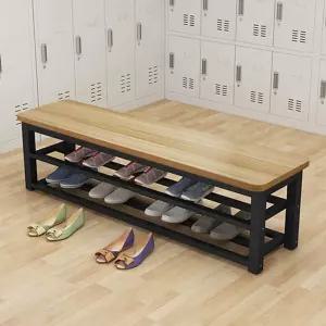 횬관 벤치형 철제 신발장 의자 벤치 사우나 탈의실