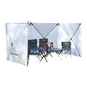 4단 원터치 윈드브레이크 2개 달빛상점 스크린 윈드 프라이버시 타프스크린 6X1 천막