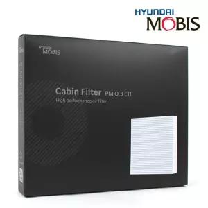 현대모비스 싼타페 MX5 DM TM 자동차 에어컨필터 PM0.3 E11 / 현대 초미세먼지 차량용 먼지 필터 교체