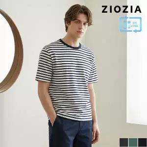 [지오지아] 스트라이프 반팔 티셔츠 (ABE2TR1121)