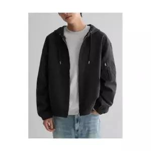 에잇세컨즈 8SECONDS 내츄럴 워싱 후드 자켓 재킷 블랙 253021