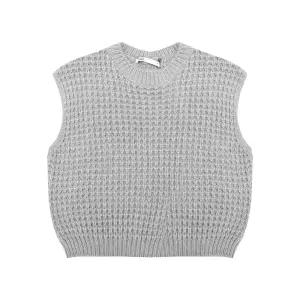 [미쏘] 와플조직 니트조끼 (MIWVKC19ST-T)