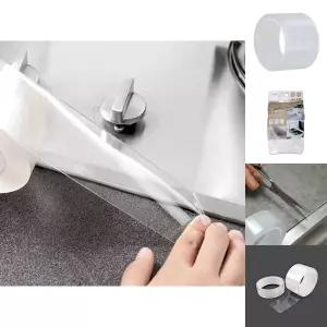 (3M) 틈새 차단 곰팡이 방지 방수 방염 실리콘 테이프/투명/보수/단면/초강력/줄눈/변기/몰딩/오염/욕실