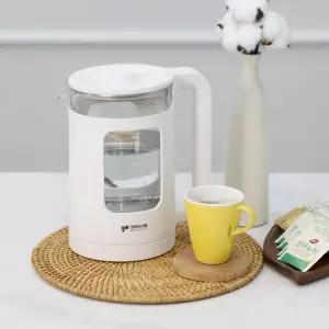 키친아트 온도조절 LED 유리 무선 전기포트 1.5L KK-1509 /NSM