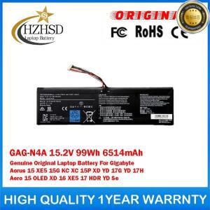 GAG-N4A 15.2V 99Wh 6514mAh   노트북 배터리 (기가바이트 아우러스 15 XE5 KC XC XD YD 에어로 OLED 호환)