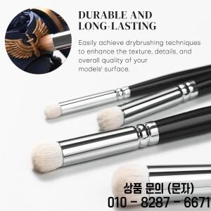 전문 미니어처 페인트 브러시 세트 에나멜 판타지 피규어 워해머 40K Dnd 및 시티델 모델용 나무 손잡이