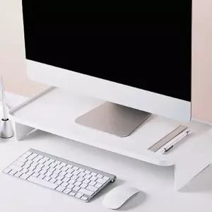 모니터 스탠드 수납형 데스크테리어 사무용 모니터 받침대 선반 액세서리 키보드 거치대 수납함 정리함