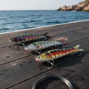 8단  싱킹 미노우 3P 세트 바다 선상 루어 미끼