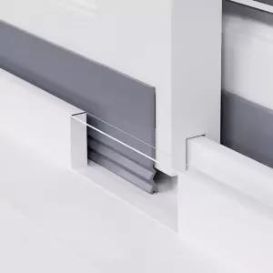 실리콘 방풍 차단 테이프 2m 현관 문풍지 창문틈새막이 DMP2+6kbO