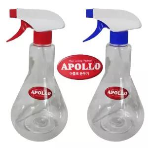 아폴로 분무기 스프레이 650ml 흰투명 가정용 용기 화초 화분 다용도 분통