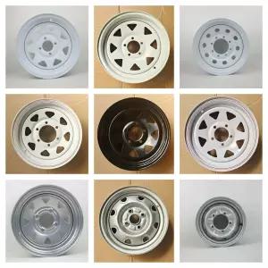 트레일러 스틸코일 휠 16인치 15인치 14인치 다중 13인치 12인치