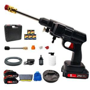 강력 무선 고압세차기휴대용세척기 수납함 독일기술 무선고압세차기 2배터리