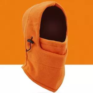 후드 넥워머 오렌지 골프 넥워머 방한 복면 골프 목토시 골프 방한마스크