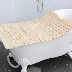 히노끼 편백나무 원목 욕조덮개 700 x 890 / 반신욕조 트레이