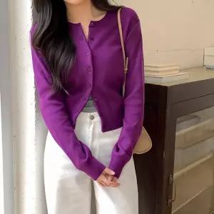 [코코블랑] 마레 니트 가디건(라운드,브이)