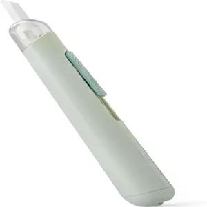 아마존 베이직 세라믹 박스 커터 유틸리티 나이프 조절식 안전 0.75 x 5.50 인치 녹색 1 팩