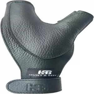 전통적인 롱 리커브와 컴파운드 활을 위한 사냥과 찾기 두꺼운 소 가죽 양궁 손 보호대 활 장갑