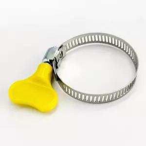 원예공구 스텐 물호스 밴드 나비형 손잡이 고정 조임 클램프 수도관 연결