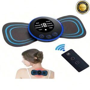 2026 전기 EMS 목 마사지기 미니 경추 등 패치 자극기 매트 휴대용 젤 패드 스티커 슬림 충전식