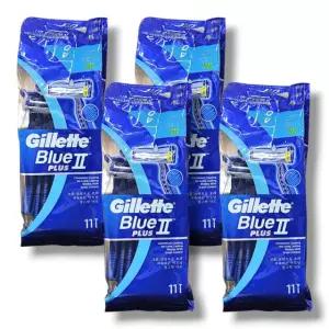 질레트 일회용 면도기 블루2 플러스 10+1입x4개