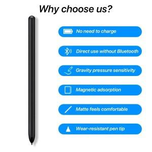 호환 삼성 갤럭시 탭 S6 라이트 S7 FE S8 플러스 S9 울트라용 S펜  압력 감지 지우개 터치펜  펜용 스타일