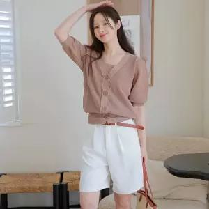 [최초가 99 000원]오브 스카시 니트탑+가디건 앙상블 4종세트