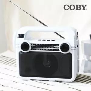 코비 COBY LED 손전등 라디오 블루투스 스피커 FM AM SW USB TF카드 캠핑용 CRF-35B