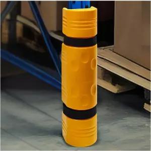 산업용 팔레트 랙 프레임 가드 - 차고용 코너 벽 보호대 사각 기둥용 볼라드 커버 내구성이 뛰어난 9x50cm