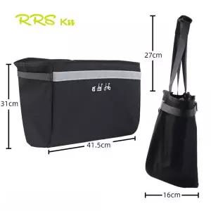 스포츠 자전거 RRSKIT 브래킷이있는 Brompton 접이식 용 기존 전면 보관 바구니 야채 가방 액세서리