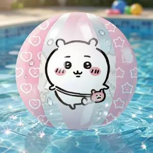 먼작귀 치이카와 수영장 물놀이 하트스타 투명 비치볼 공놀이