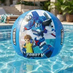 또봇 물놀이공 투명 수영장공 해수욕장 바닷가 비치볼