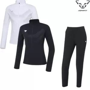 매장정품 다이나핏 고탄성 트리코트 트레이닝 세트로 봄 활동성 좋은 여성 SQUAD 2.0 TR 슈트 YWP24107GJ 1