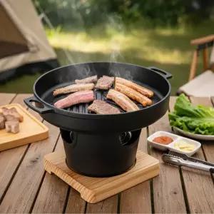 일본식 개인 화로 고체연료 가정용 일본 미니 이로리 1인 일인 휴대용 불판 소형 세트