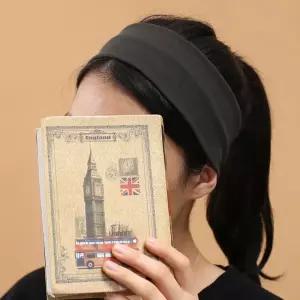 베이직 반다나 헤어밴드 진그레이 터번