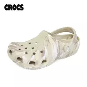 크록스 클래식 마블 클로그 남자 여성 슬리퍼 샌들 206867-2Y3