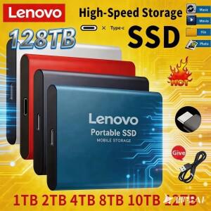 2026년형 레노버 호환 고속 외장 하드 드라이브 500GB 2TB 4TB 8TB USB3.1 SSD 2.5인치 휴대용 16TB 디스크