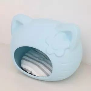 (레드퍼피) 브랜드키(파우더블루)강아지집 반려견 견하우스 동물하 애완하 실내펫하 용하 펫하 애견 완견