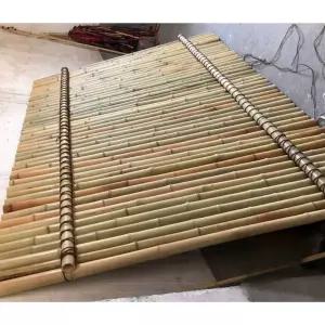 야외 대나무 파티션 탄화대나무 울타리 인테리어 높이 정원 가림벽 가림막 칸막이 안뜰