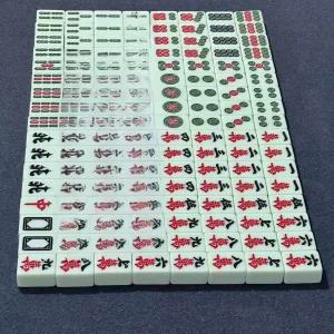 전동 마작기 마작 테이블 마작패 부속품 세트 전통 책상