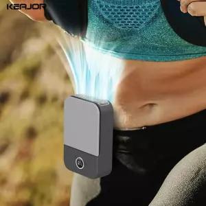 미니 USB 충전식 휴대용 허리 클립 선풍기 야외 스포츠 작업 여행 소형 걸이식 목