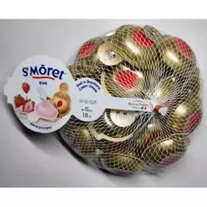 생모레 쉘인 딸기 크림 치즈 20g X 18 부드러운 프랑스 크림치즈