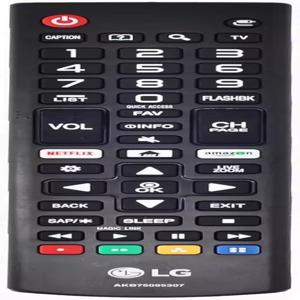 모든 LG LCD LED OLED 스마트 TV용 오리지널 AKB75095307 리모컨 배터리 미포함
