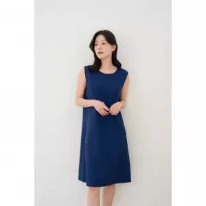 여성 여름 국내산 인견 엄마옷 빅사이즈 와플 반팔 원피스 OPS