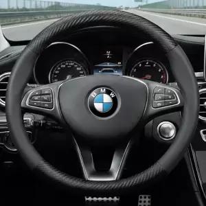 전차종 가죽 핸들커버 벤츠 BMW 테슬라 아우디 호환 논슬립 핸들커버