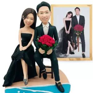 맞춤 피규어 캐리커쳐 제작 기념품 선물 결혼 승진 인물 시리즈 캐릭터 장식품