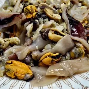 만능 해물모둠팩 오징어 바지락 홍합 새우 해물믹스 4종 600g