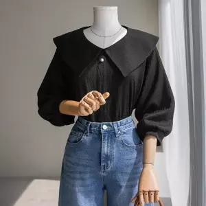 (안나앤플러스) 르밀 요루 세일러 블라우스[셔츠EFM4] 빅사이즈