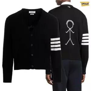 MUST IT_SMmall 남여공용 파인 메리노 울 4바 미스터 톰 가디건 MKC370AY1002 001