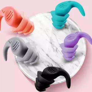 3중 밀폐형 귀마개 귀안아픈 군대 수능 군인 층간 소음 귀막이 코골이 수면 소리 차단 공사장 숙면 실리콘